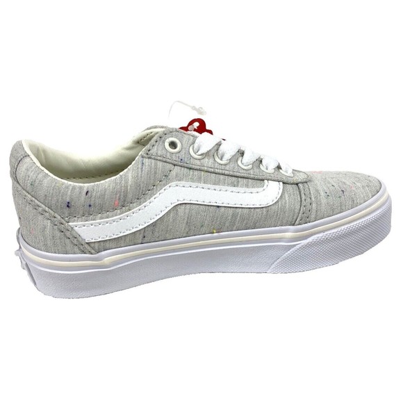 Vans Ward Speckle Gray Skate Shoes Girls Size 11 Lace up Brand New in Box - Picture 9 of 13